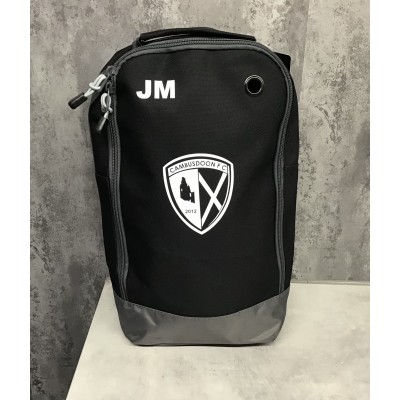 Cambusdoon FC Black Boot Bag with Badge