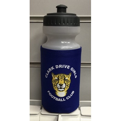 Clark Drive Girls Water Bottle and Royal Blue Holder with Badge