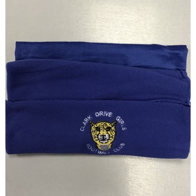 Clark Drive Girls FC Royal Blue Fleece Snood with Badge