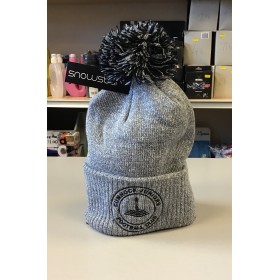 Cumnock Juniors Bobble Hat Graphite/Light Grey