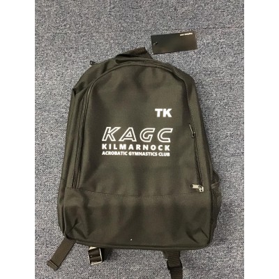 KAGC Backpack with prints and initials