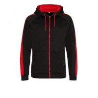 Whitlett's Victoria Black and Red Adult Hoody with Badge