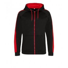 Whitlett's Victoria Black and Red Adult Hoody with Badge