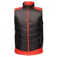 Whitlett's Victoria Black and Red Bodywarmer with Badge
