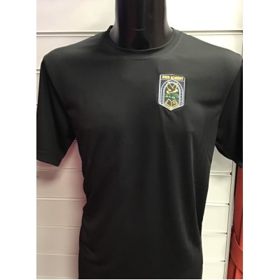 Doon Academy Junior Black Performance T/Shirt