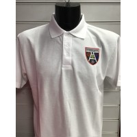 The Robert Burns Academy Junior White Polo Shirt