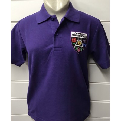 Lochnorris Primary School Purple Polo Shirt