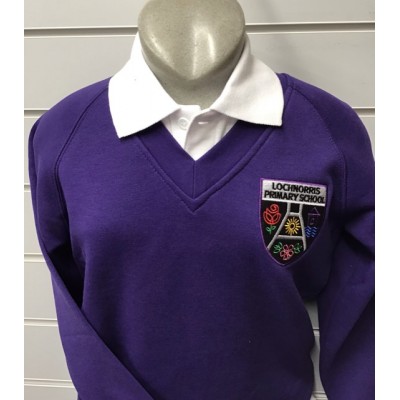 Lochnorris  Primary School V Neck Sweatshirt