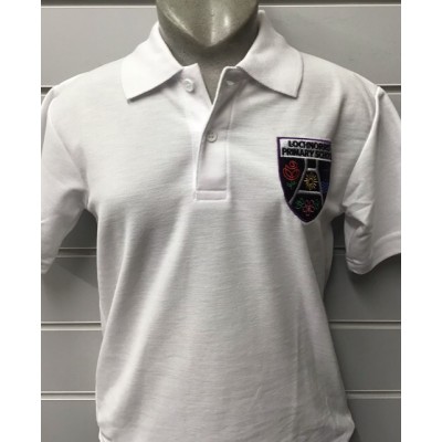 Lochnorris Primary School White Polo Shirt
