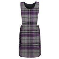 Lochnorris Primary School Purple Tartan Pinafore