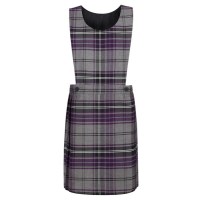 Lochnorris Primary School Purple Tartan Pinafore